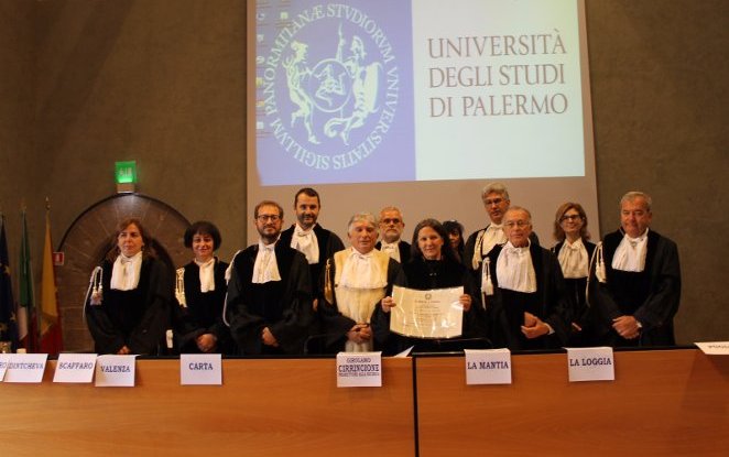 L’UNIVERSITÀ DEGLI STUDI DI PALERMO CONFERISCE  LA LAUREA HONORIS CAUSA IN “INGEGNERIA DEI MATERIALI” A CATIA BASTIOLI